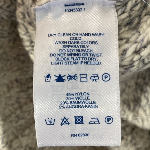 🍁Lands’ End beautiful womens medium grey very soft sweater turtleneck. - Picture 10 of 14